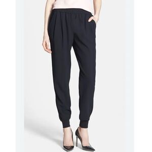 JOIE Black Mariner Jogger Pant with Elastic Waistband and Pockets Size Medium